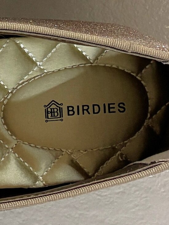 BIRDIES "The Starling" Gold Dust Glitter Loafers   ✨  size 11 - Picture 16 of 16